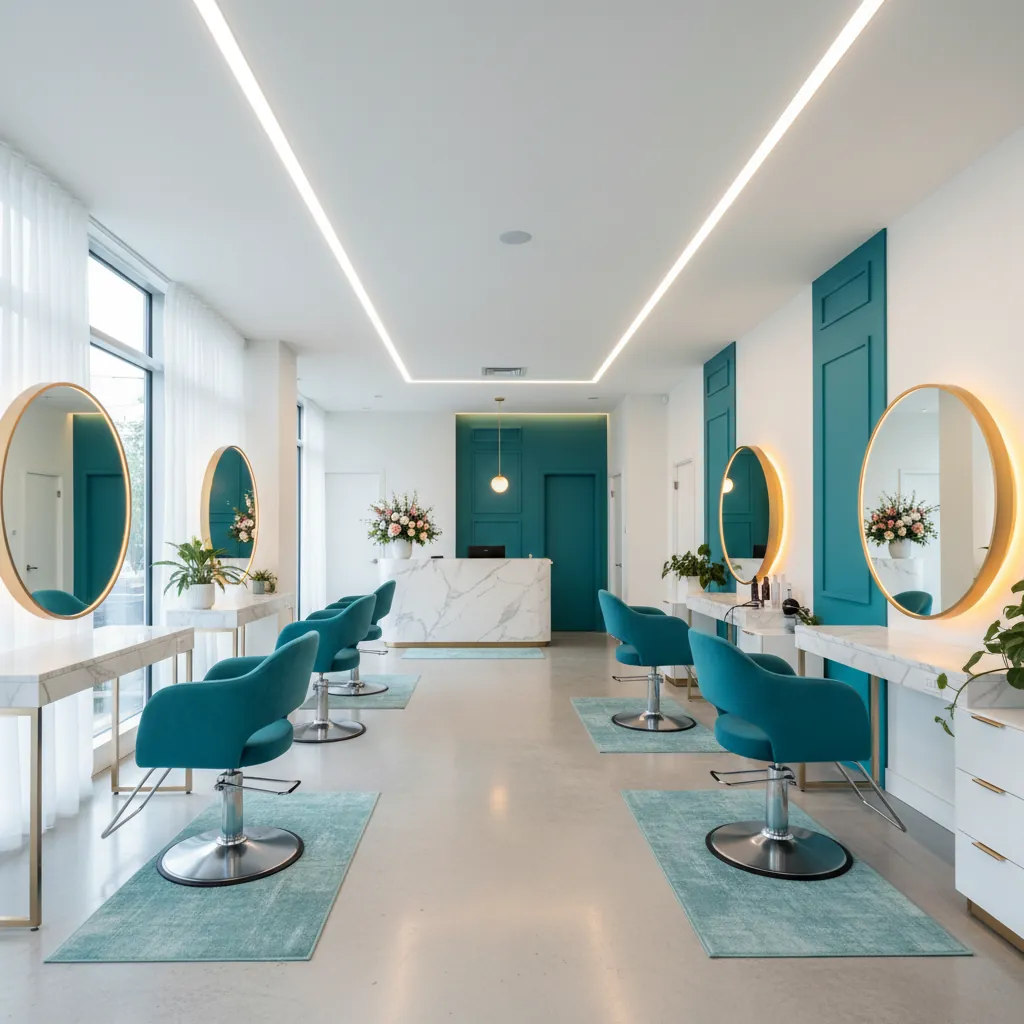 Modern interieur van Maat Kappers Gouda